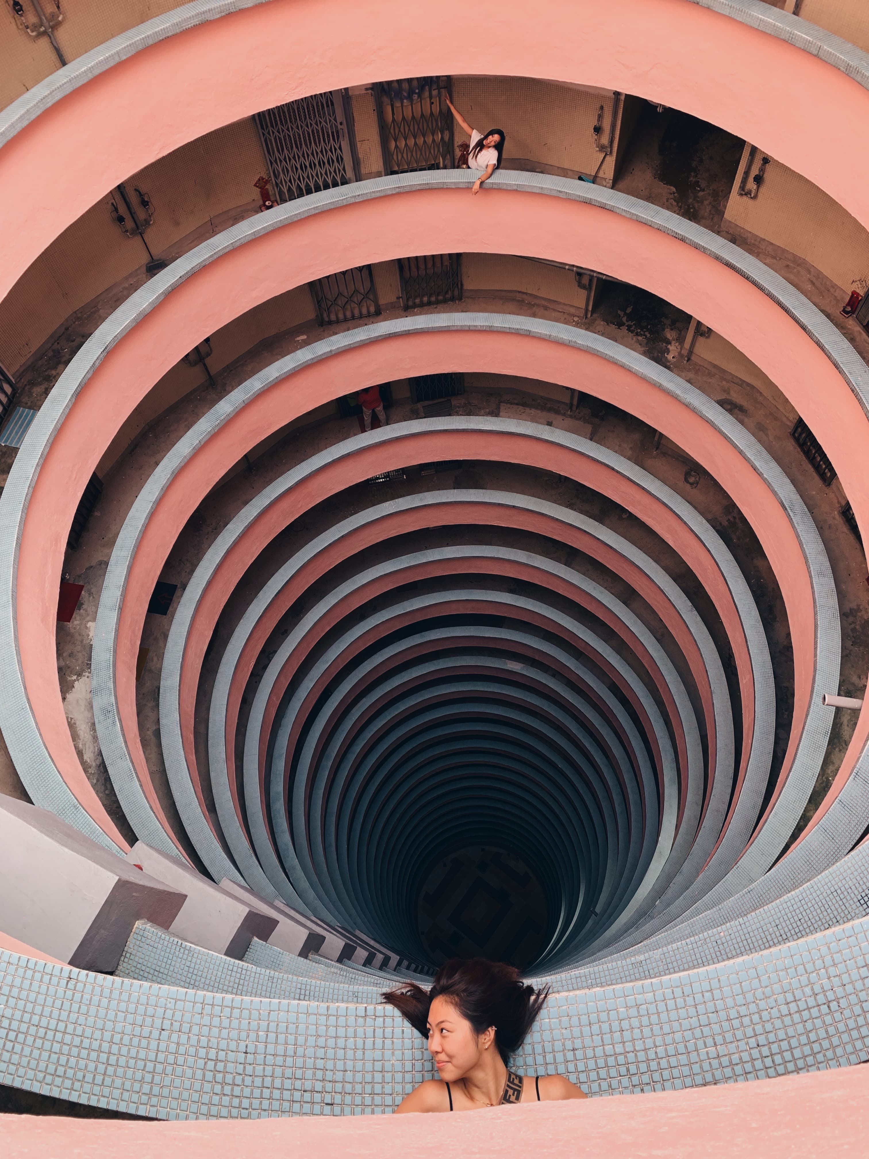 Circular architecture of a building