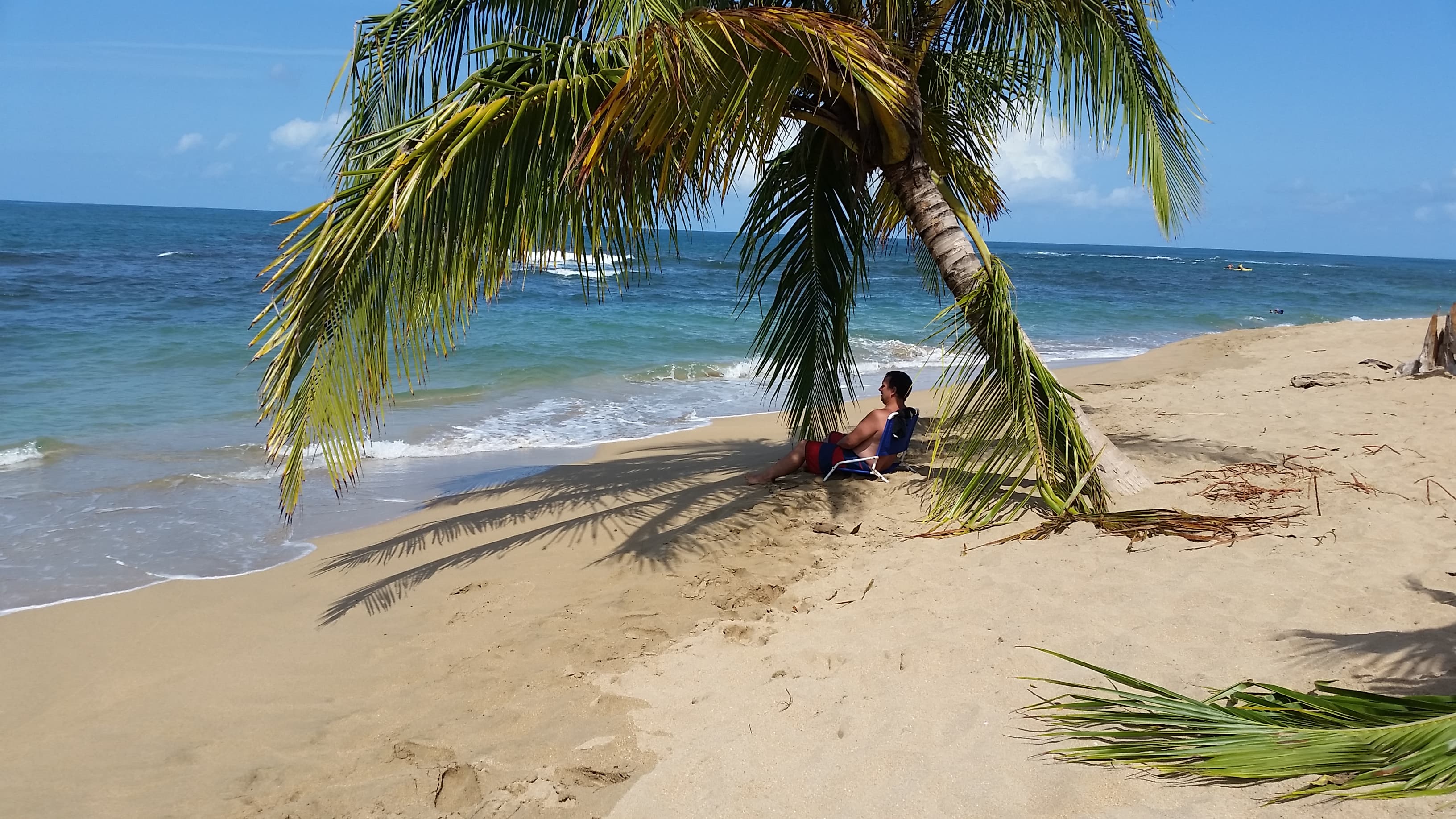 Sea and beach view