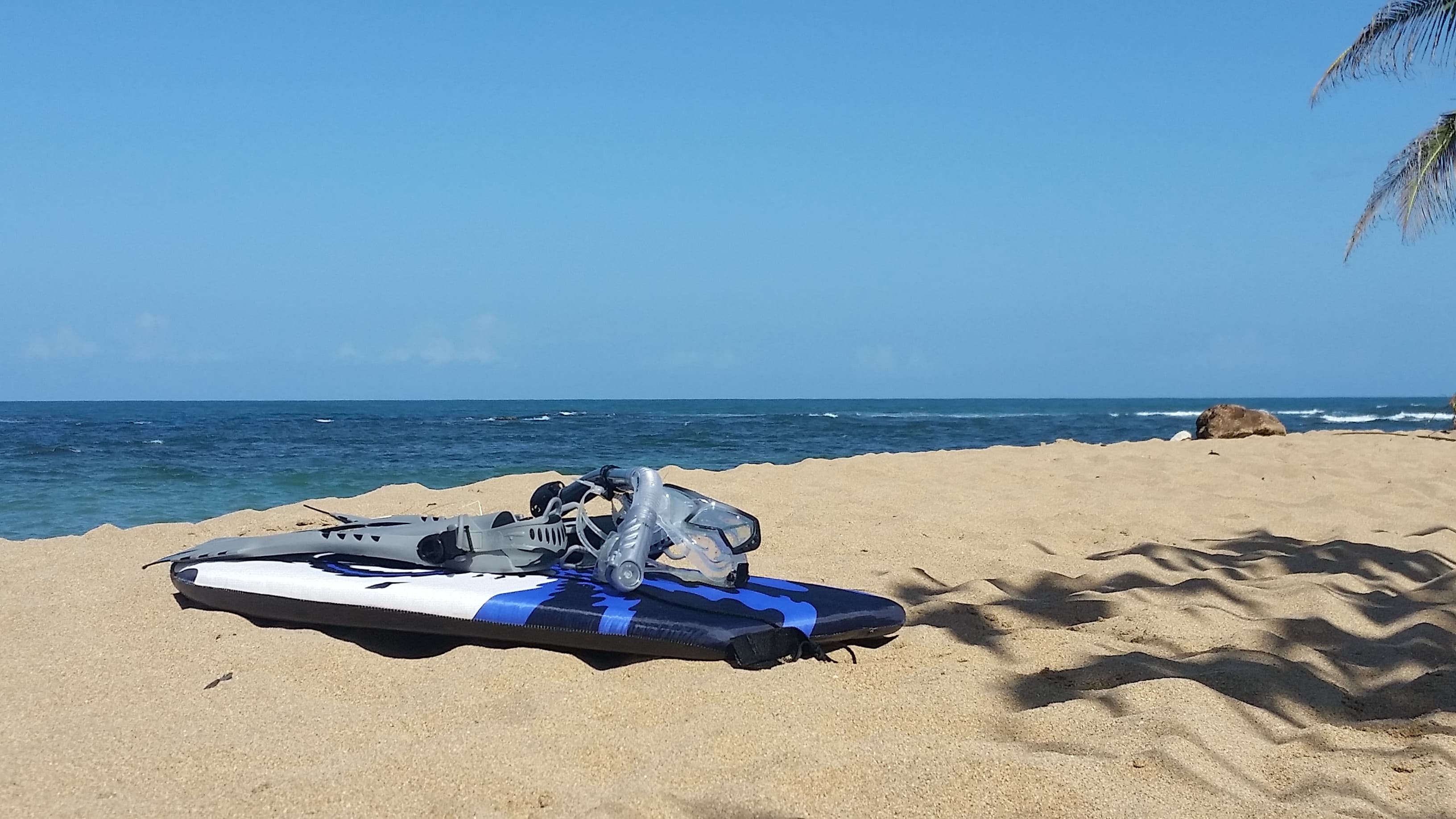 Sea and beach view
