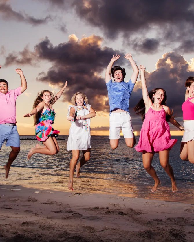 Picture of kids jumping