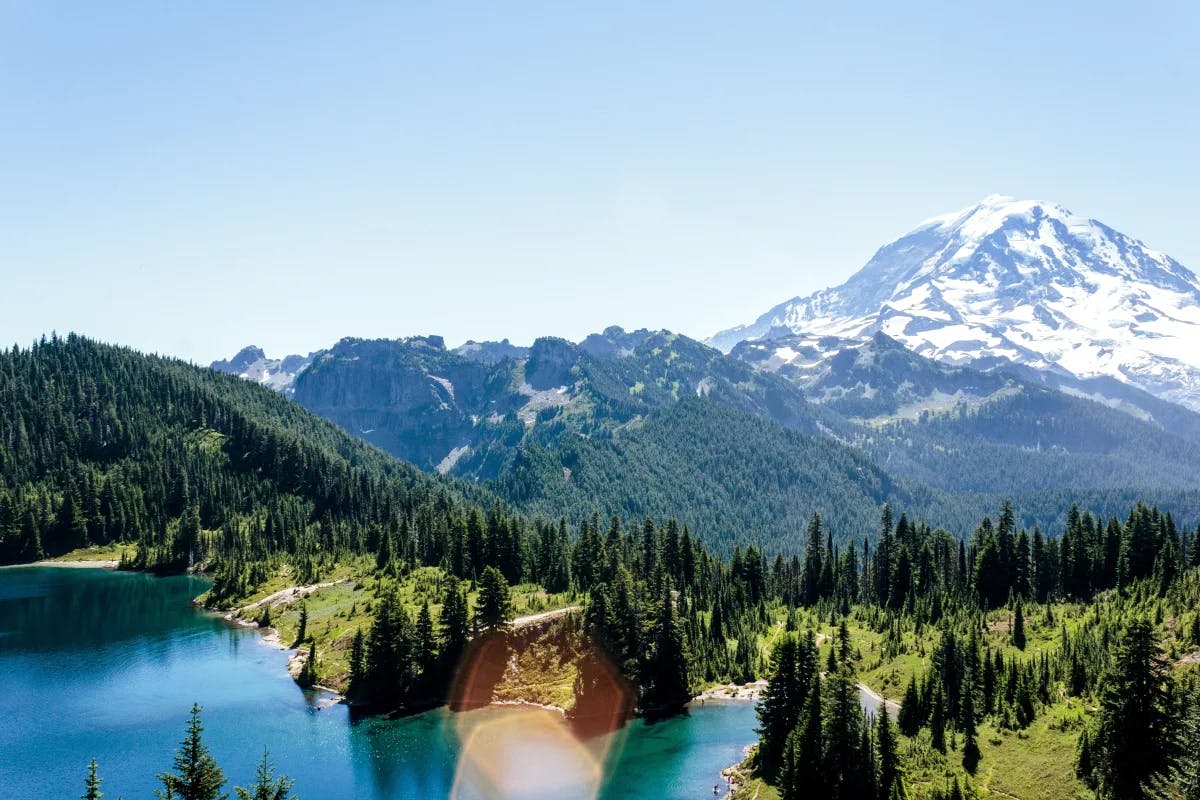 aerial-view-Mount-Rainier-National-Park-washington-travel-guide