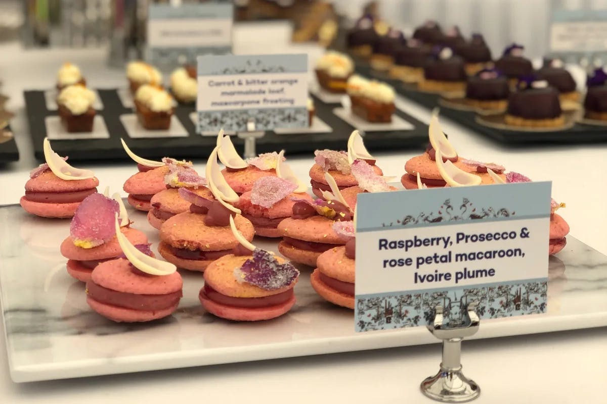 Raspberry, rose petal macarons is a must-try at the Western Docks, Dover.