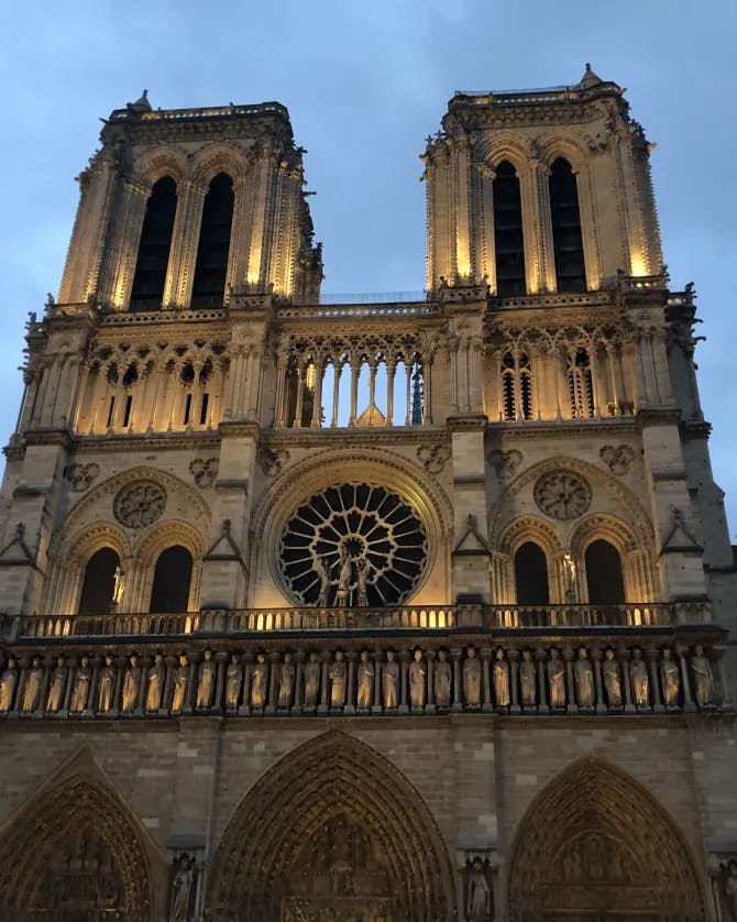 View of Cathédrale Notre-Dame de Paris