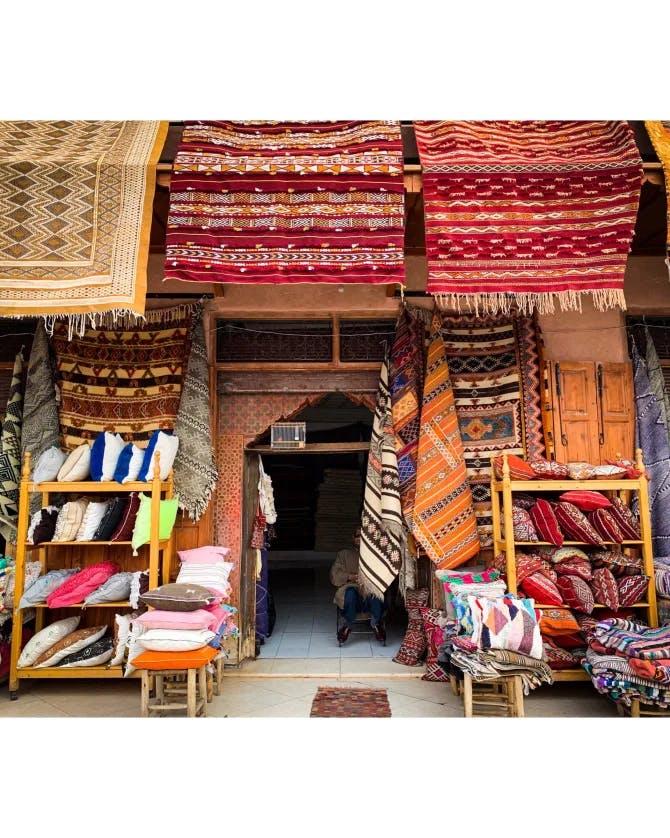 A beautiful Moroccon Carpet shop