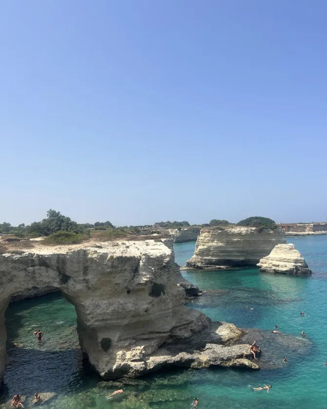 Sea and sea stacks view