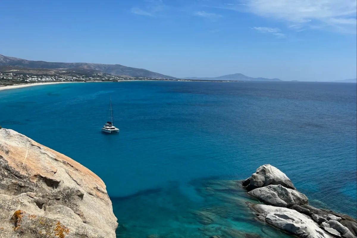 The breathtaking beach of Mikri Vigla.