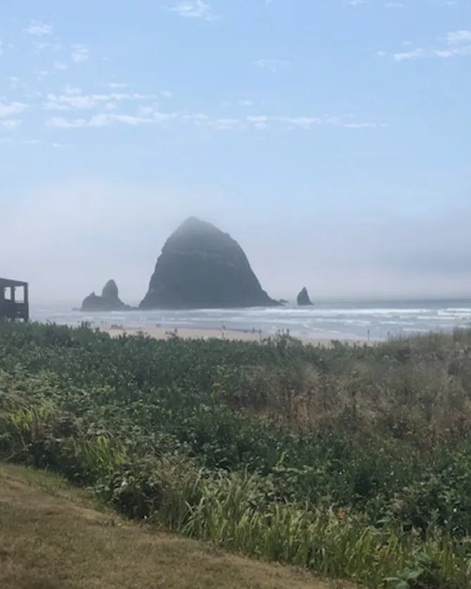 View of Haystack Rock