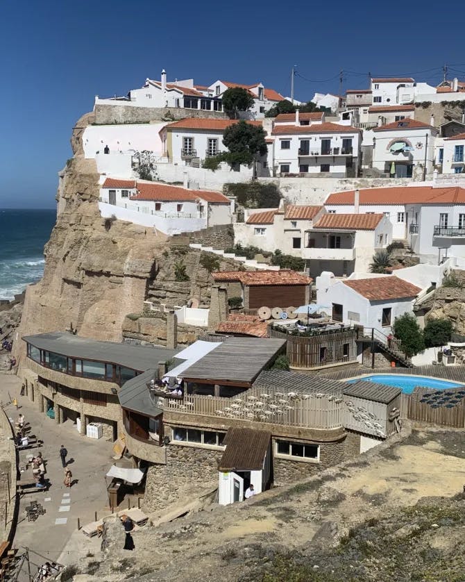 Picture of Azenhas Do Mar Beach And Charming Village Near Sintra
