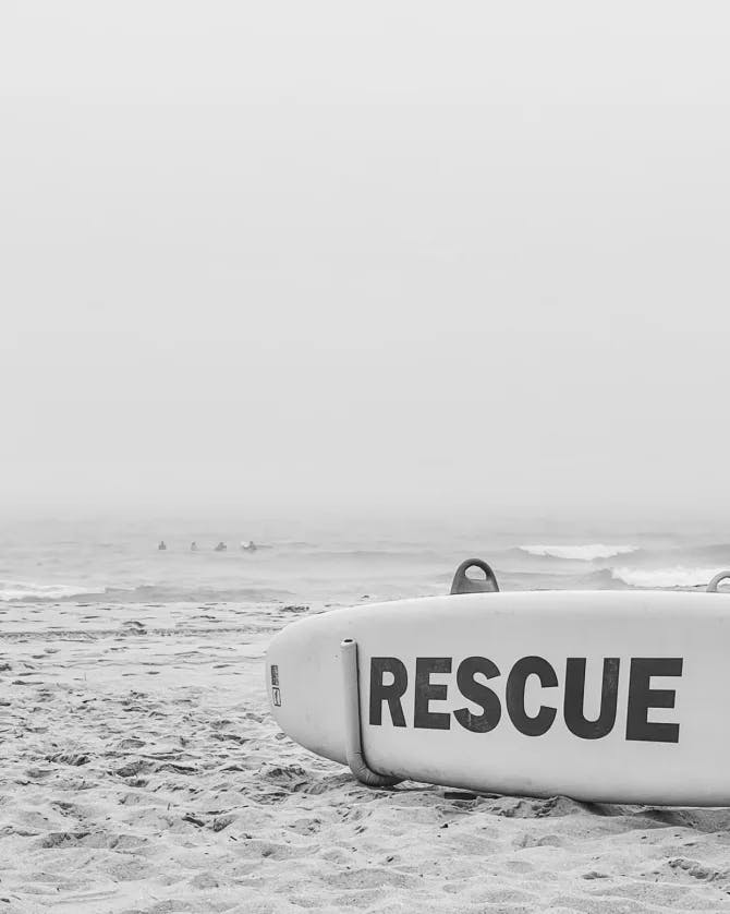 Picture of rescue board