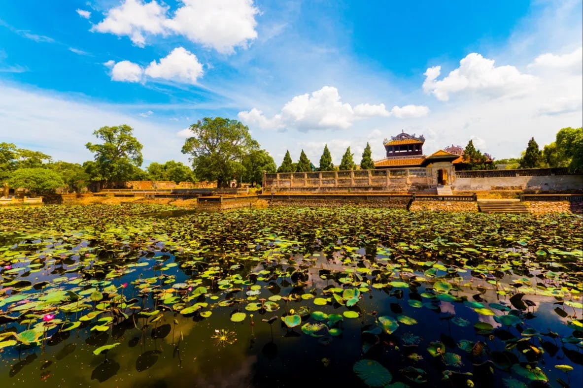 The Imperial City of Hue was the capital of Vietnam during the Nguyen Dynasty.