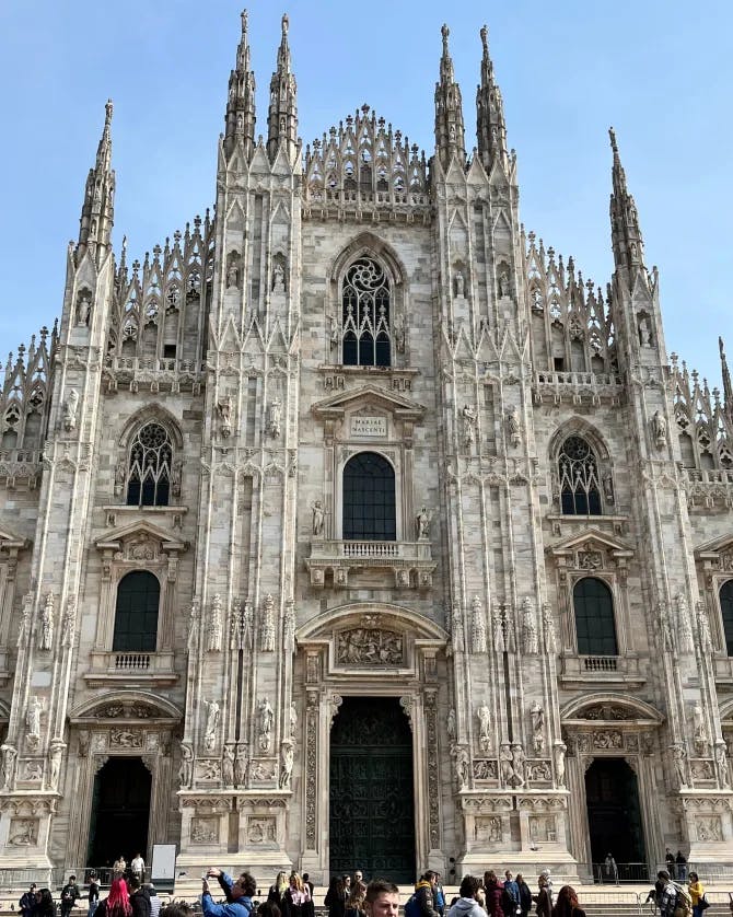 The majestic Duomi di Milano