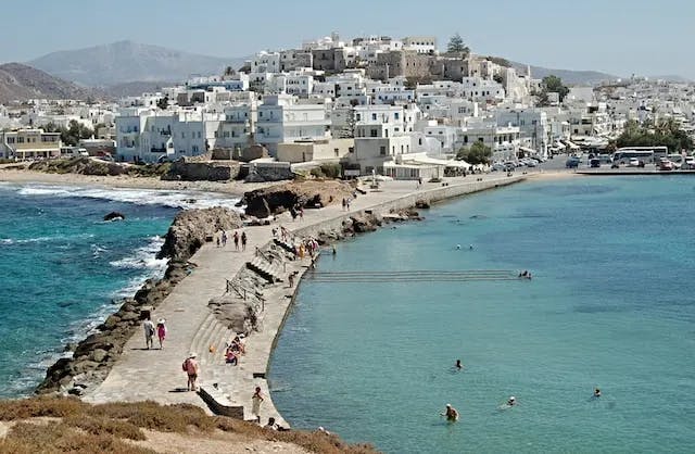 Naxos town