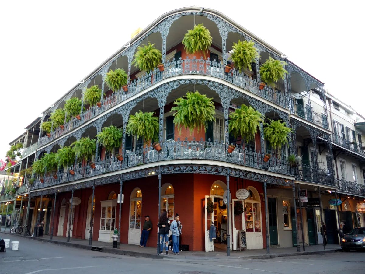 Outside restaurant view New Orleans