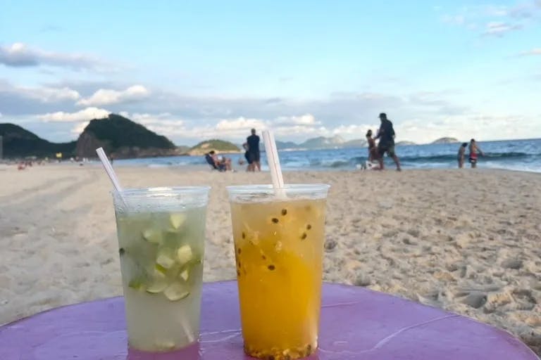 drinks-on-beach-brazil-travel-guide