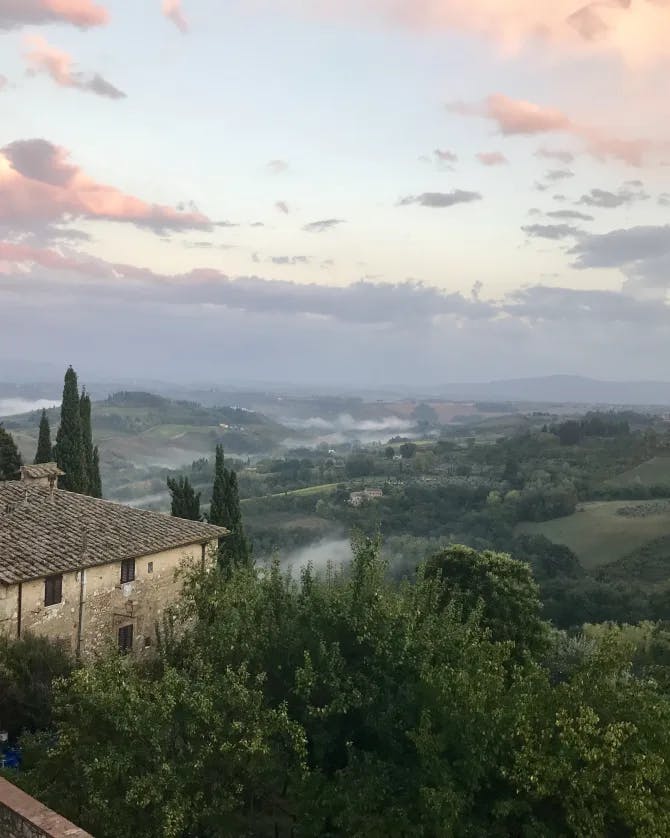 A beautiful view of San Gimignano Italy