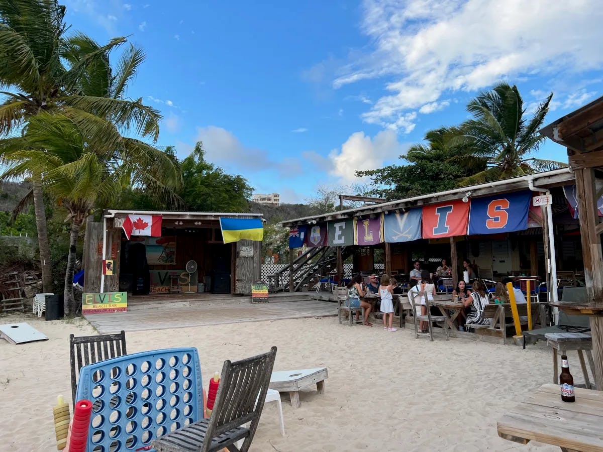 A beach bar during daytime