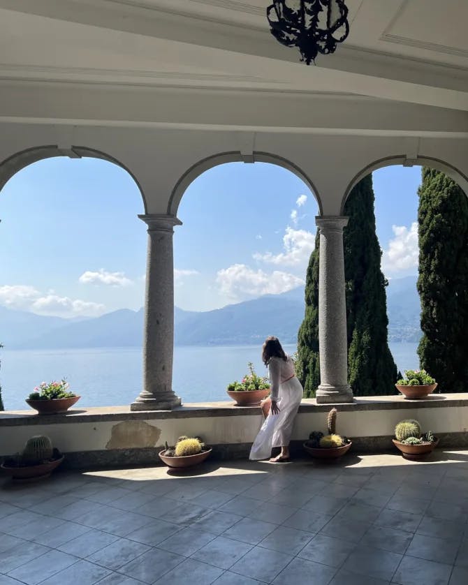 Picture of Gianna at Villa Monastero