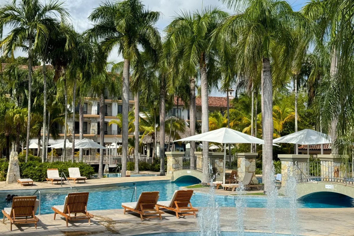 Relax by the pool of Buenaventura Resort