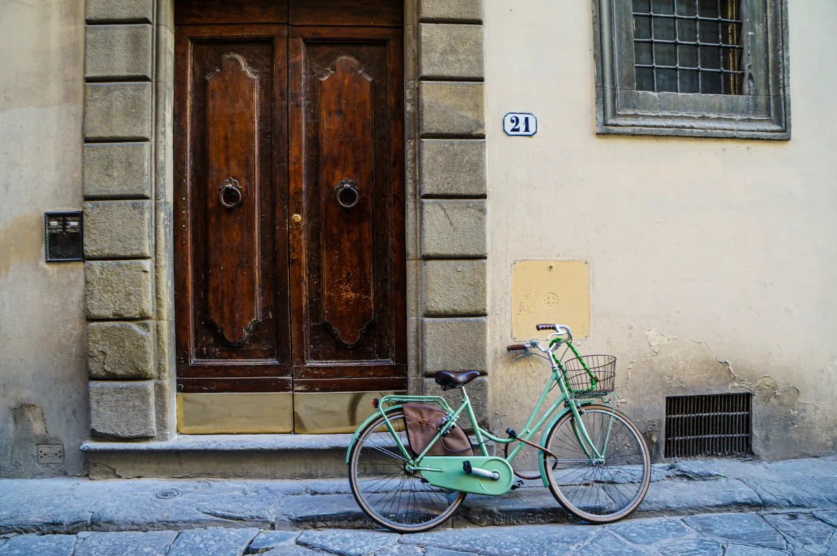 Bicycle in the street