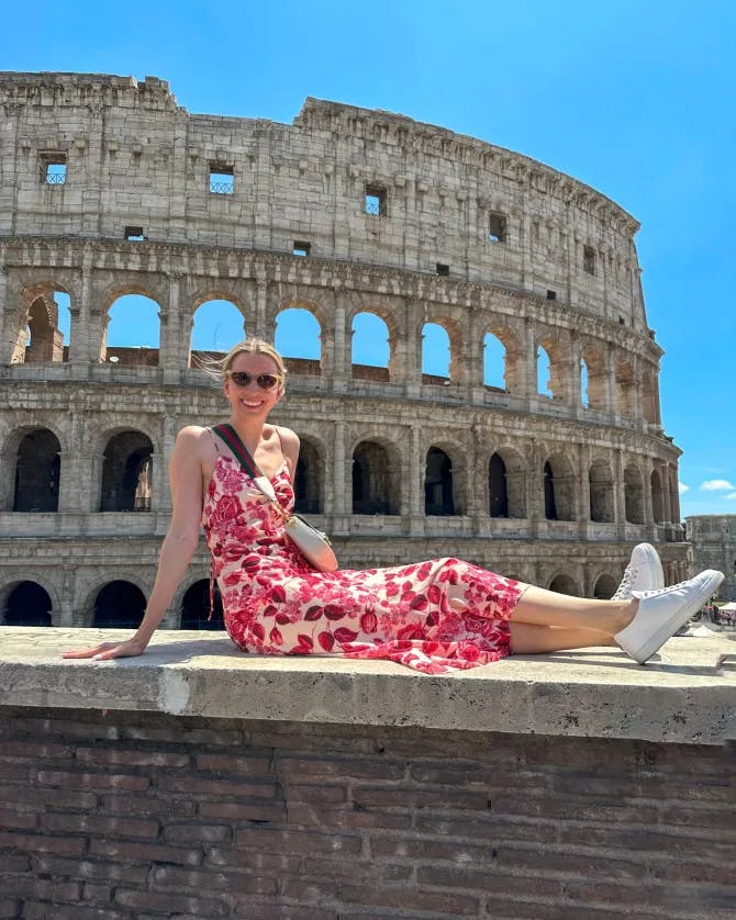 Picture of Sarah at Colosseum