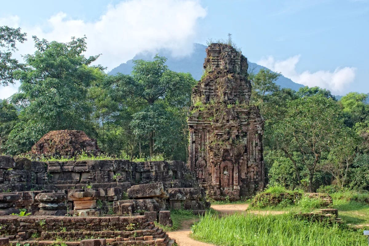 My Son Sanctuary is an ancient Hindu temple complex in Vietnam.
