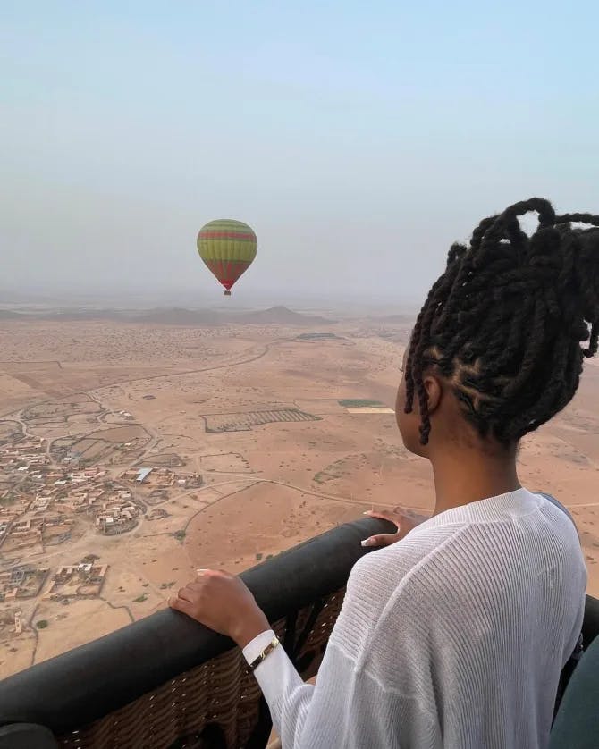 hot air balloons