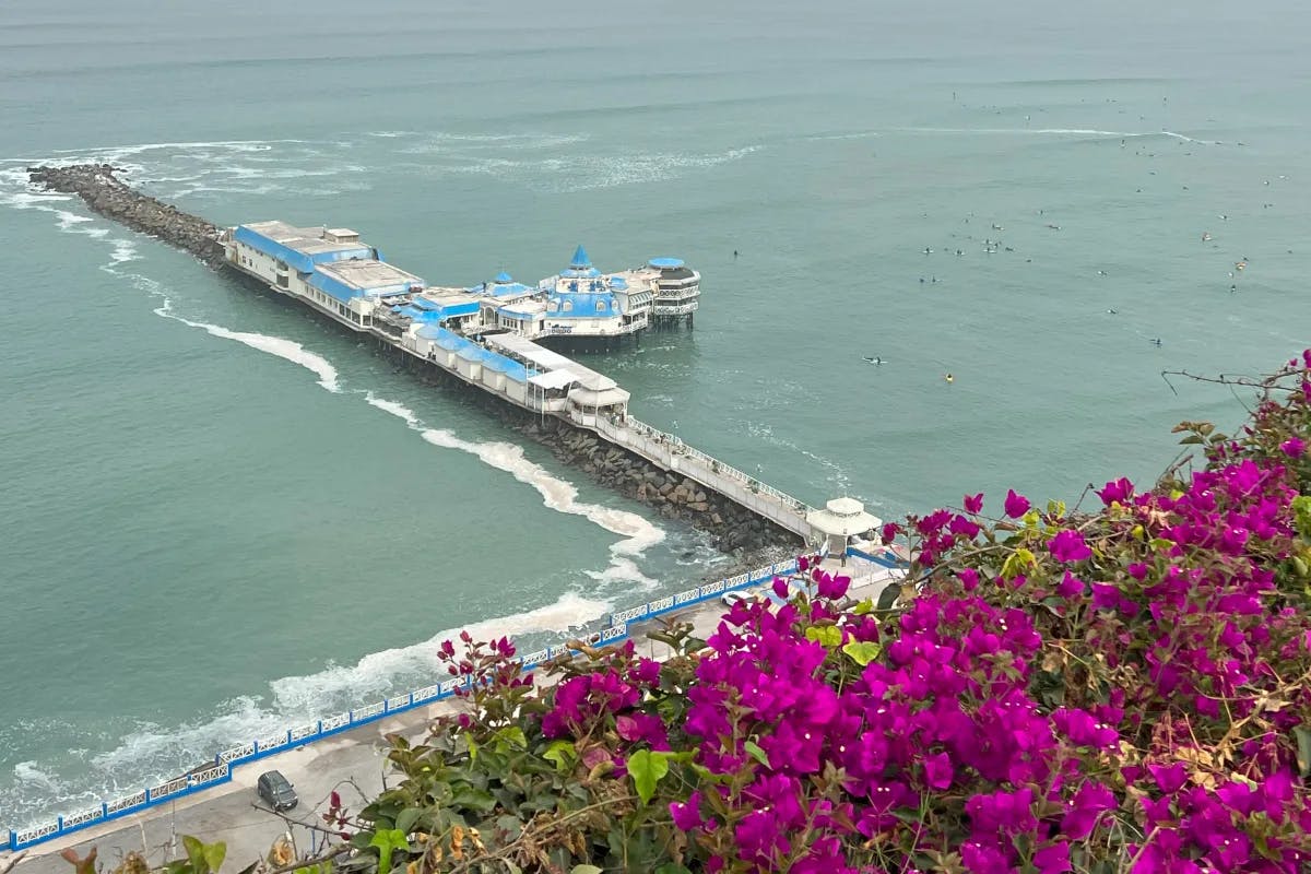 Miraflores Pier is a scenic waterfront promenade.