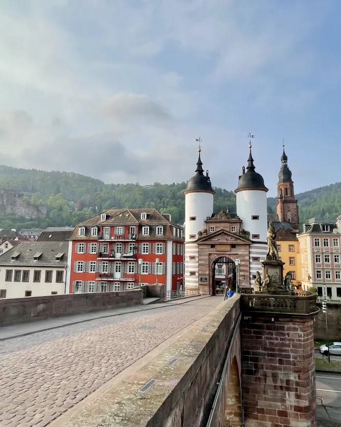 Beautiful picture of Old Bridge Heidelberg