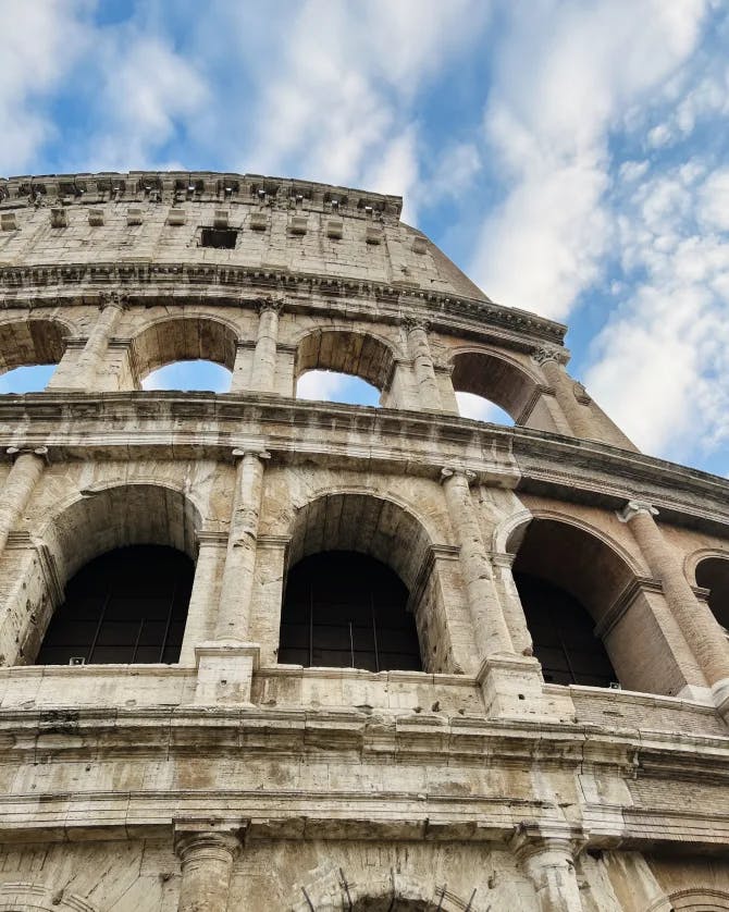 View of colosseum