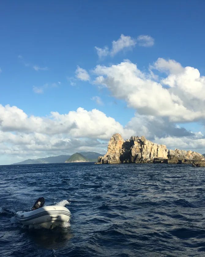 clouds and sea