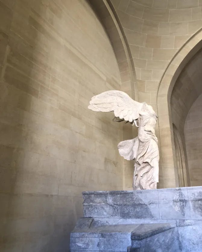 Picture of Winged Victory of Samothrace statue