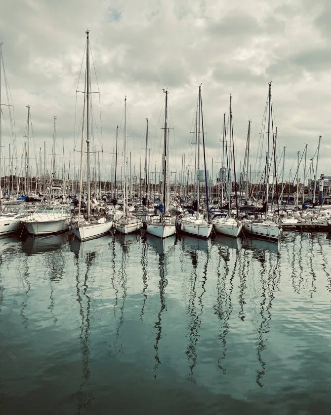 View of sea and boats