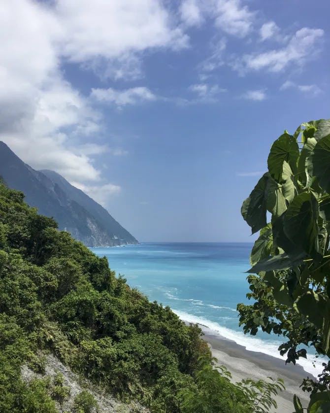 Beautiful view of the beach