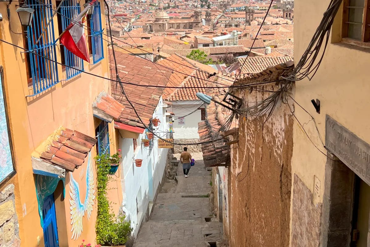 Explore the streets of Cusco.