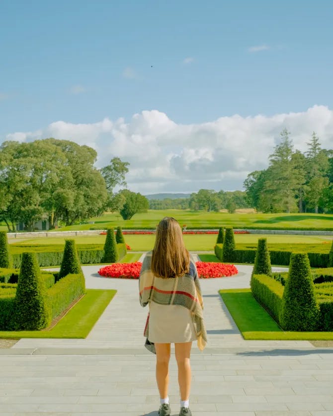 Picture of Caroline in garden