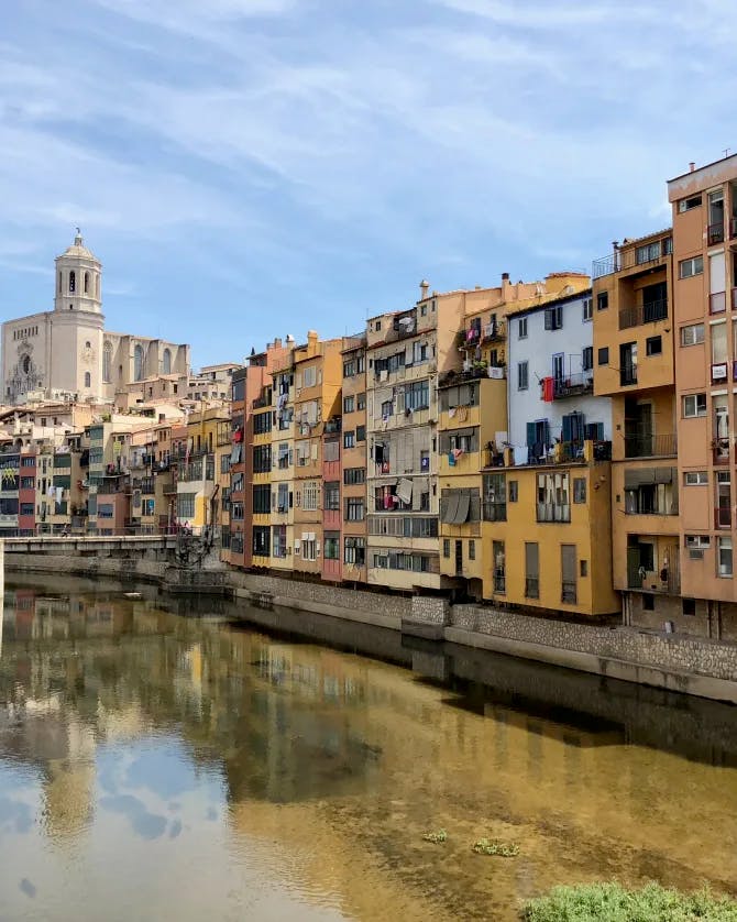 View of buildings beside a canal