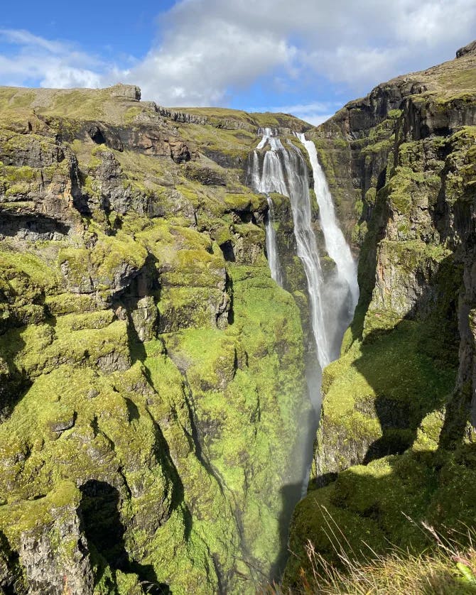 View of a waterfall