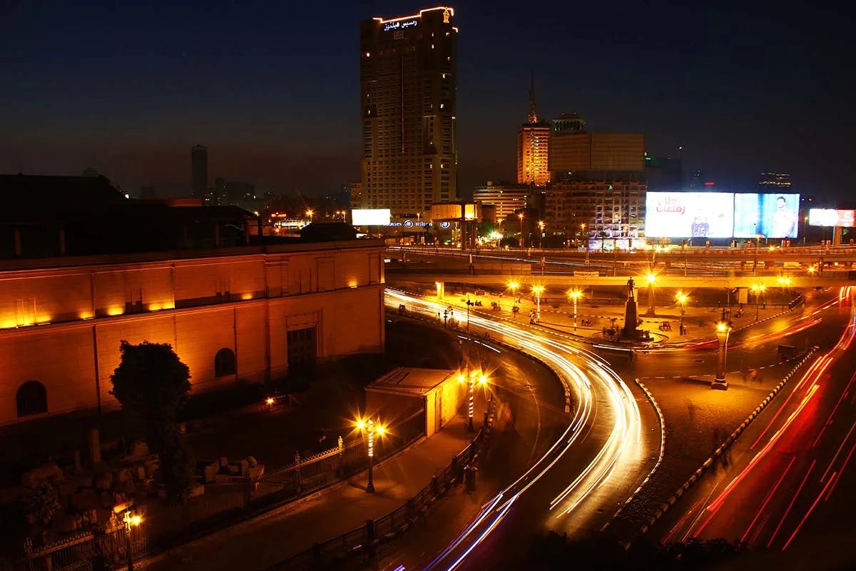 Exploring the streets of Cairo.