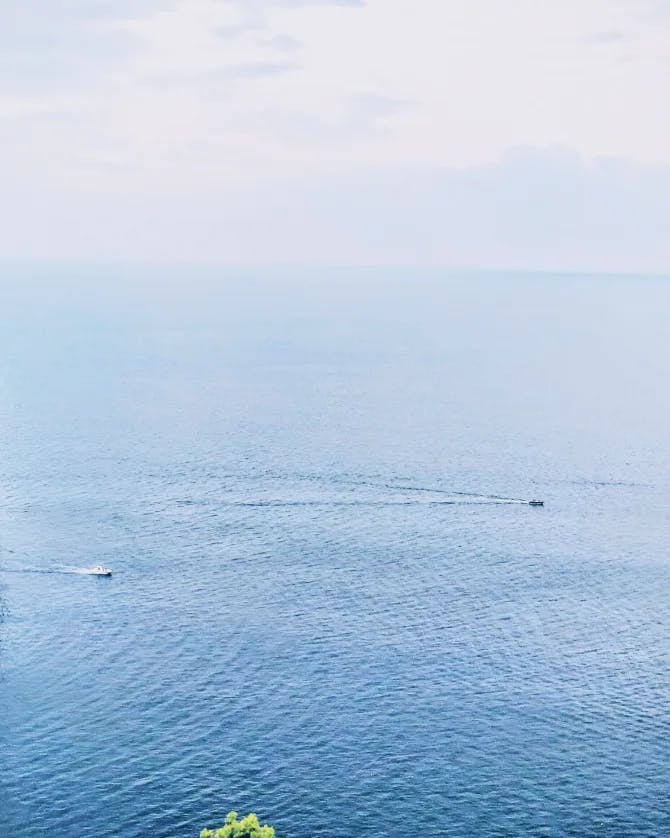 Sea and sea stacks view