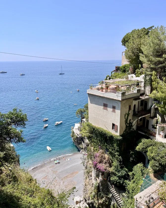 Sea and seaside view