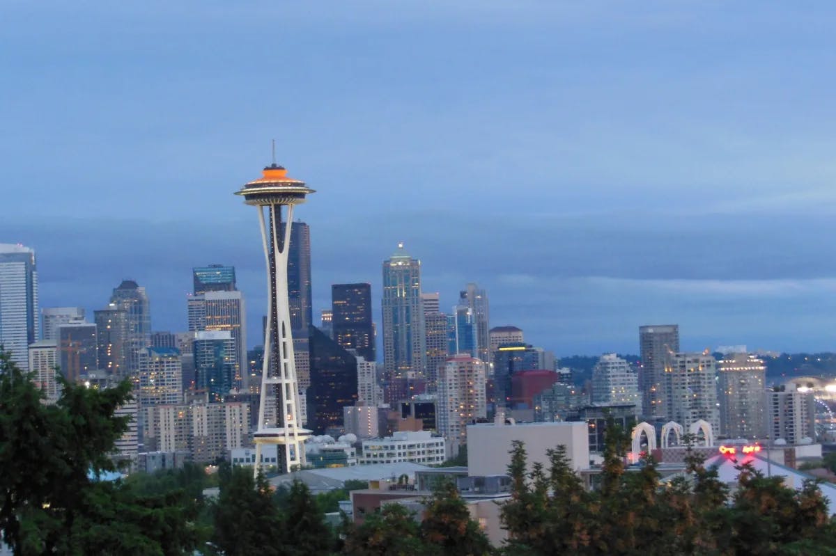 The Space Needle is an observation tower in Seattle.