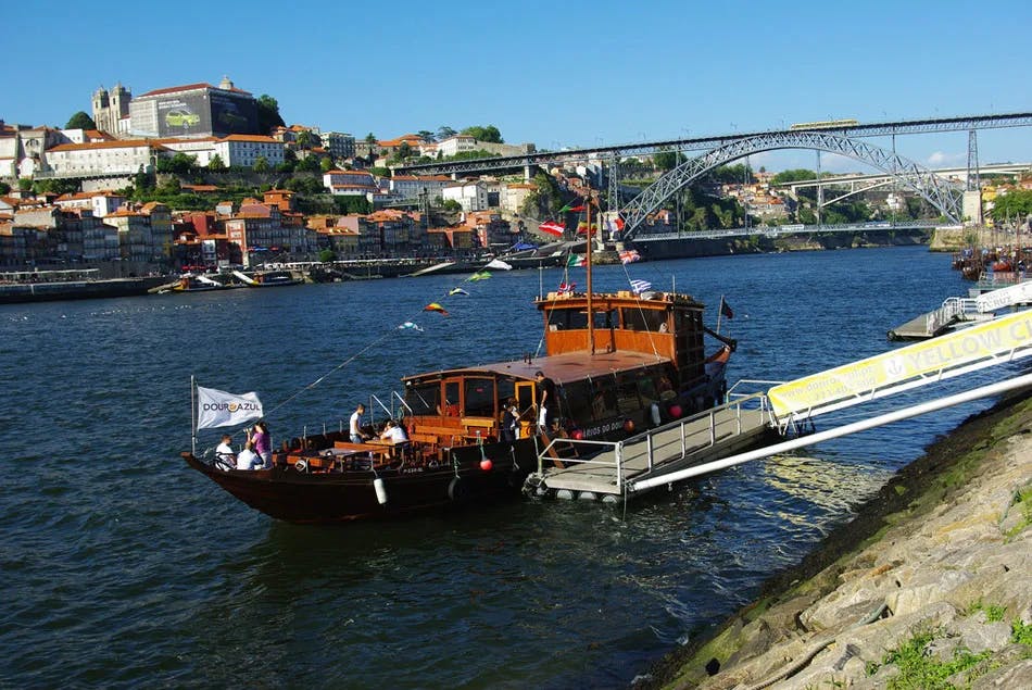 Have a scenic ride on a boat tour at Douro River.