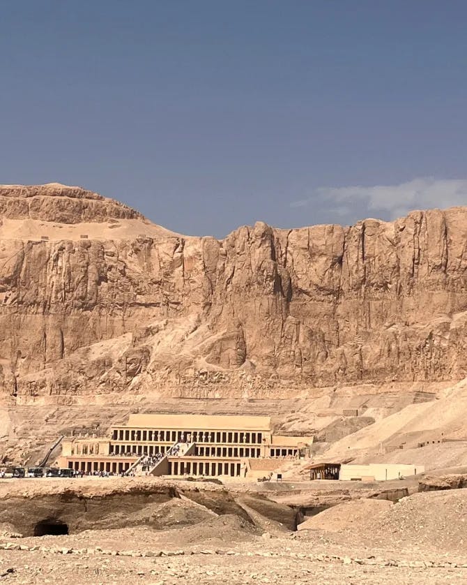 The Mortuary Temple of Hatshepsut in Egypt