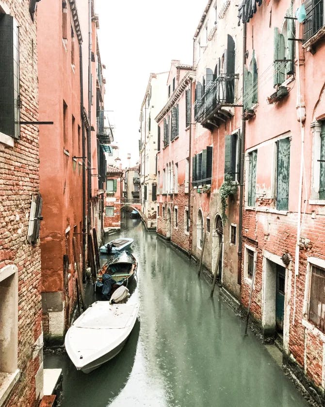 A beautiful view of venice