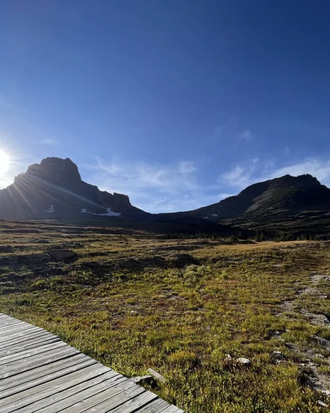 mountains view