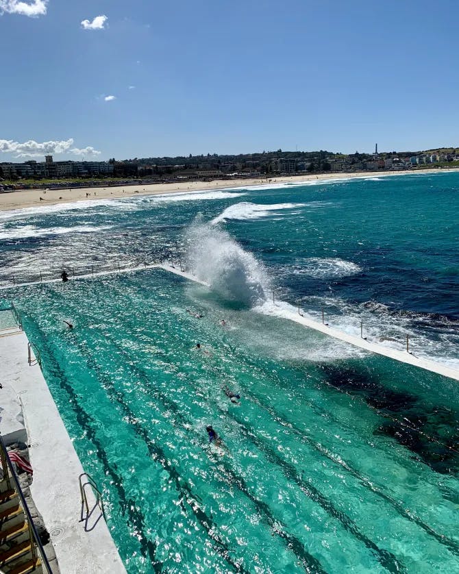 Sea and seaside view