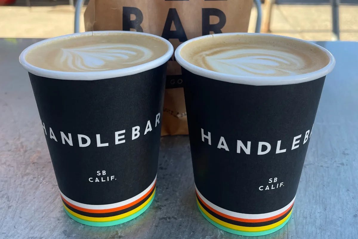 Great coffees in the morning at Handlebar.