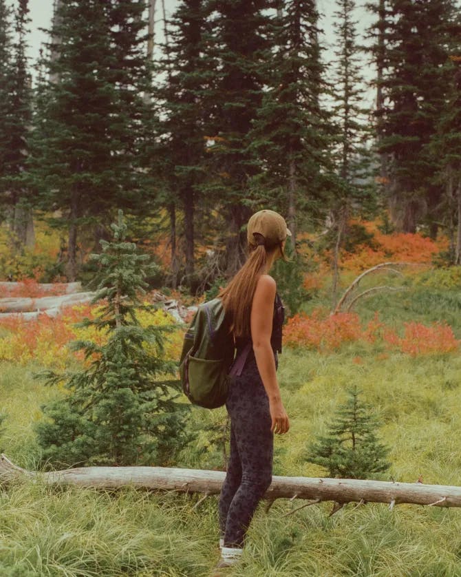 Picture of Caroline in forest