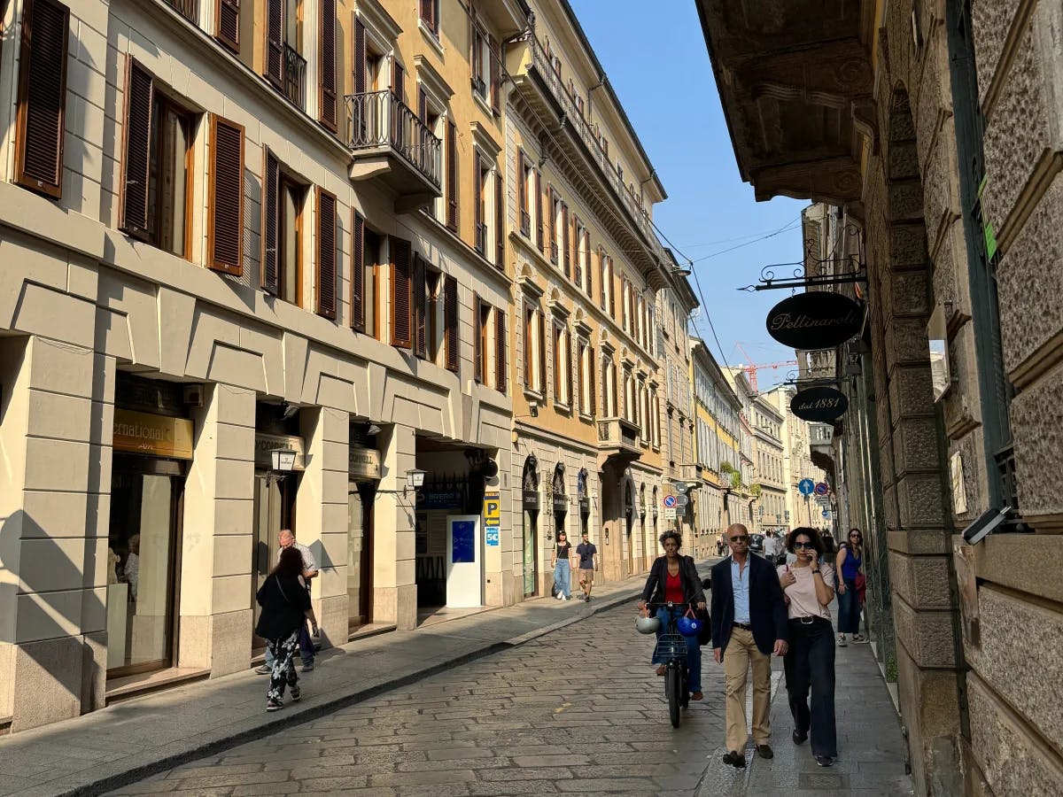 Street of Milan