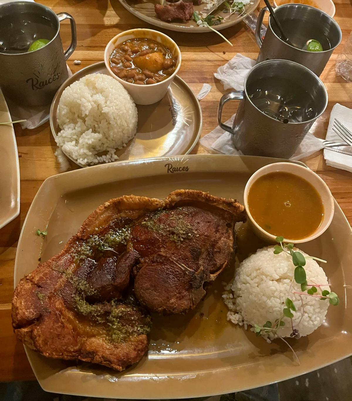 Dinner at Restaurante Raíces in Old San Juan